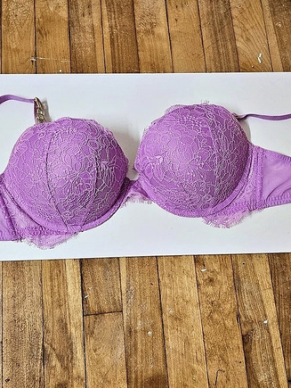 Victoria's Secret Very Sexy Shine Strap Push-Up Bra Pink 36C